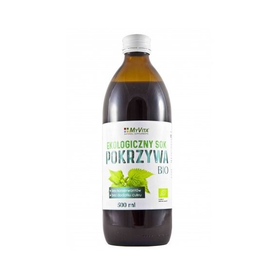 MyVita Ekologiczny sok z Pokrzywy BIO 500 ml cena 21,41zł