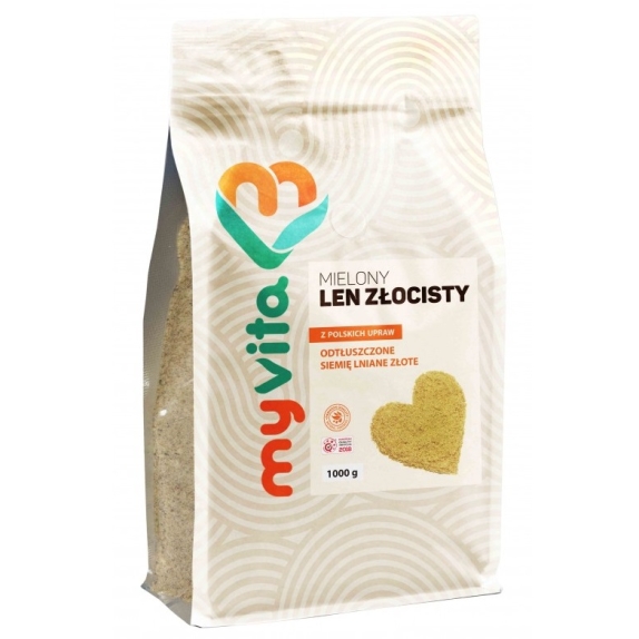 MyVita Len złocisty mielony 1 kg cena 8,61$