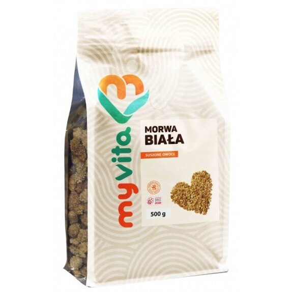 MyVita Morwa biała suszona naturalna 500 g cena 28,56zł