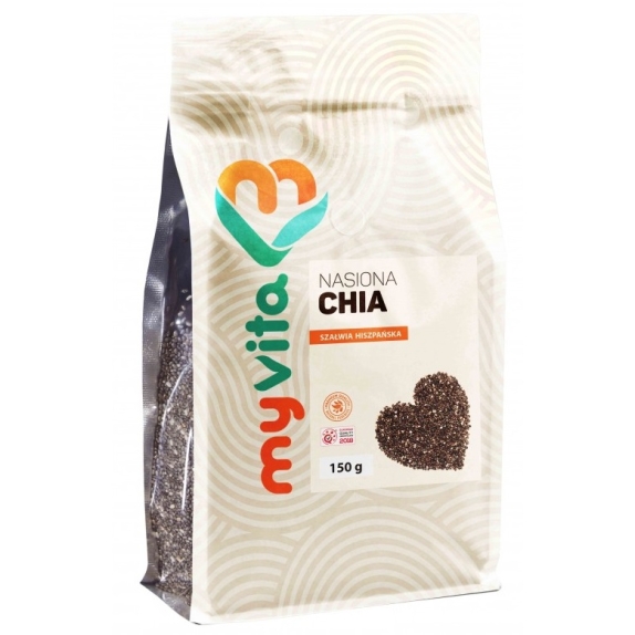 MyVita nasiona chia 150 g cena 10,20zł