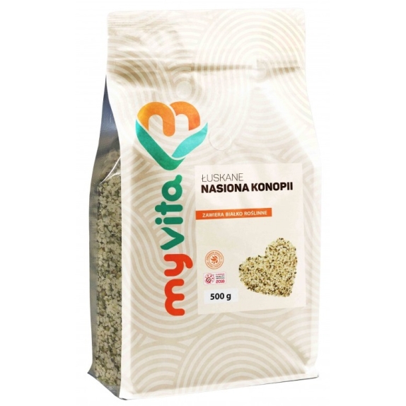 MyVita Nasiona konopi łuskane 500 g cena 13,75$