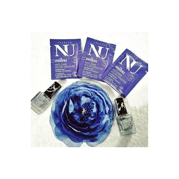 NU Beauty Line Zmywacz do paznokci w chusteczkach pielęgnujący 1 sztuka cena 1,35zł