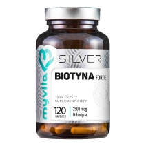 MyVita Silver Pure Biotyna Forte 2500 mcg 120 kapsułek