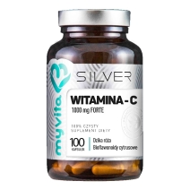 MyVita Silver Pure Witamina C Forte z dziką różą i bioflawonoidami 1000 mg 100 kapsułek 
