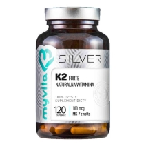 MyVita Silver Pure Witamina K2 Forte 100 mcg 120 kapsułek