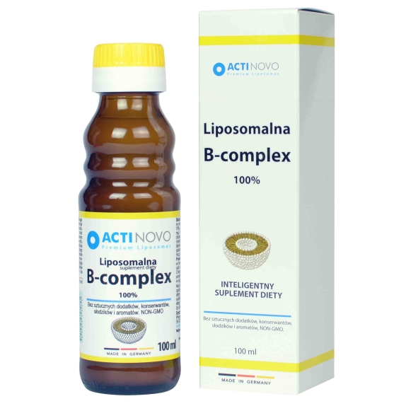 ActiNovo Liposomalna witamina B-Complex (alkohol free) 100 ml (dni) cena 84,10zł