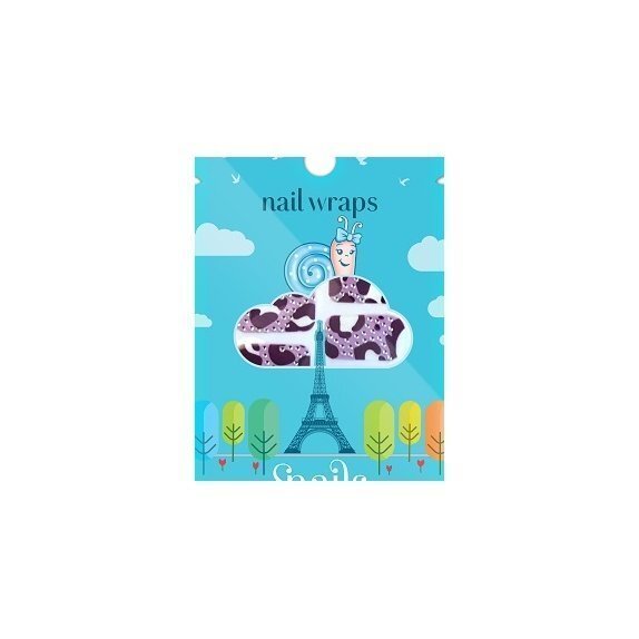 Snails Naklejki na paznokcie Purple zebra cena 10,75zł