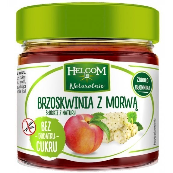 Pasta brzoskwinia z morwą 200 g Helcom cena 5,95zł