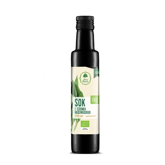 Sok z czosnku niedźwiedziego BIO 250 ml Dary Natury cena 10,19zł