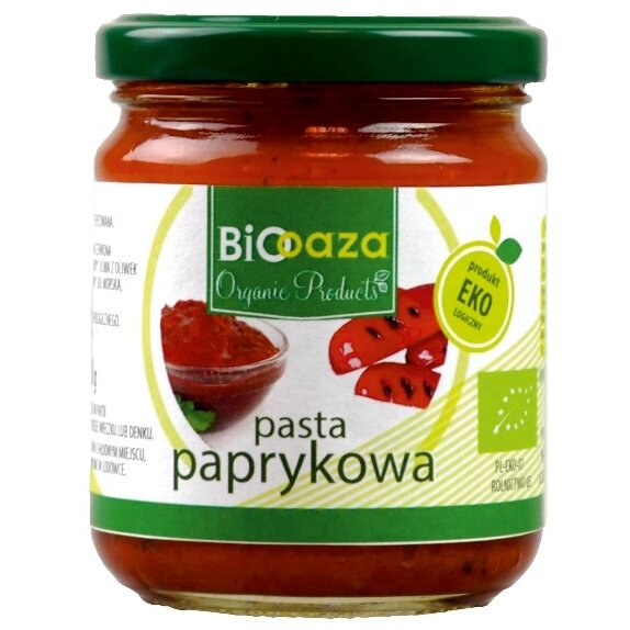 Pasta paprykowa 180 g BIO BioOaza cena 12,06zł