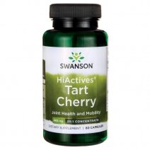 Swanson hiActives tart cherry 465 mg 60 kapsułek