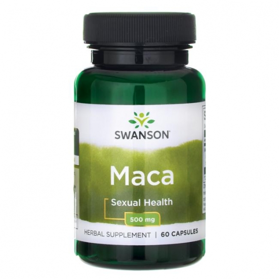 Swanson maca ekstract 500 mg 60 kapsułek cena 5,10$