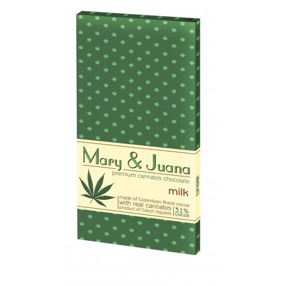 Hemp Czekolada mleczna Mary & Juana z ziarnami konopi 80 g cena 11,71zł