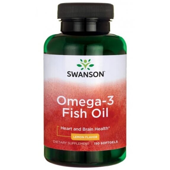 Swanson omega-3 żelki o smaku cytrynowym 150 żelek cena 46,90zł