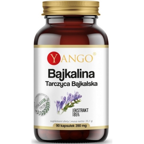 Yango Bajkalina ekstrakt 90kapsułek cena 51,45zł
