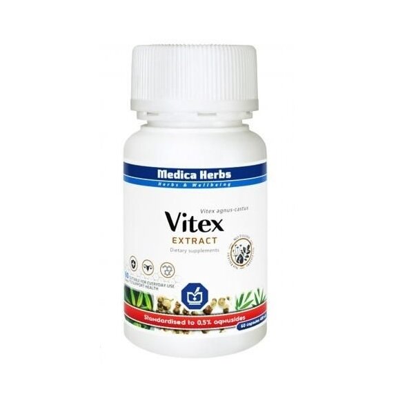 Vitex (niepokalanek) wyciąg 400 mg 60 kapsułek Medica Herbs cena 18,39zł
