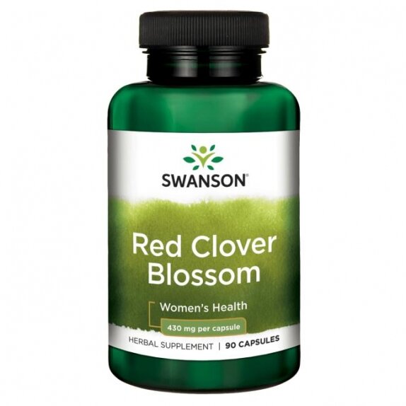 Swanson red clover 430 mg 90 kapsułek cena 34,75zł