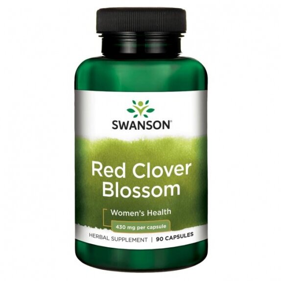 Swanson red clover 430 mg 90 kapsułek cena 48,00zł