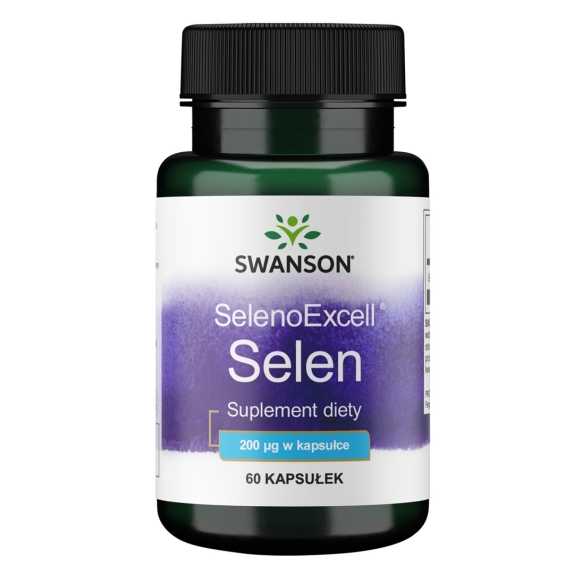 Swanson selenoexcell 200 mcg 60 kapsułek cena 5,26$