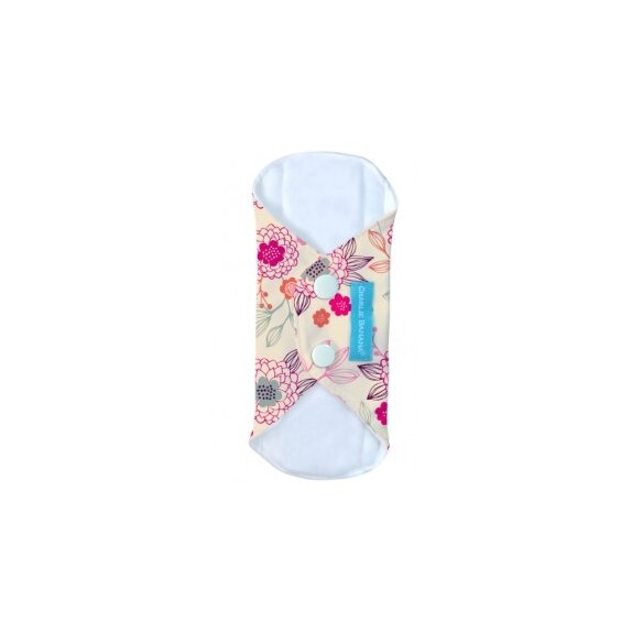 Charlie Banana Zestaw 3 wielorazowych wkładek higienicznych / mini podpasek + saszetka Peony Blossom cena 22,85$