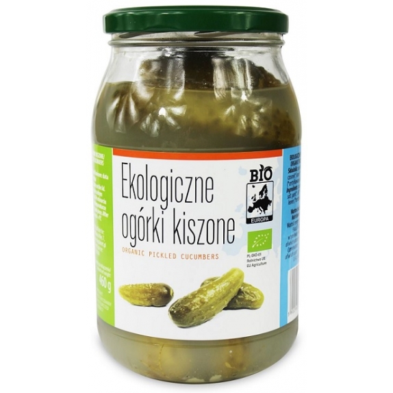 Ogórki kiszone 820 g (460 g) BIO Bio Planet seria Europa cena 12,15zł