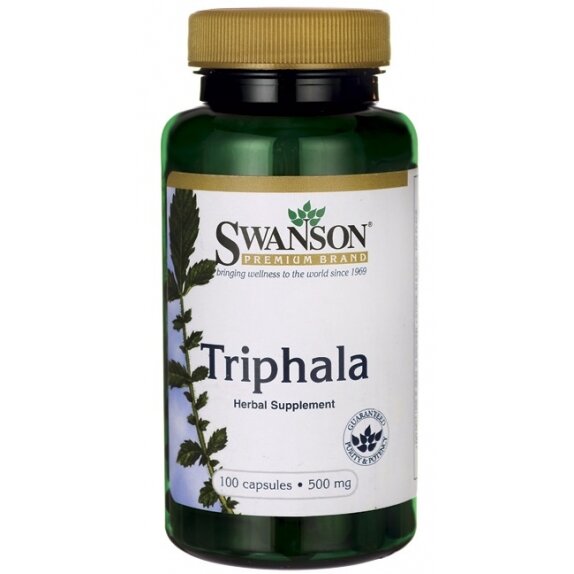 Swanson triphala 500 mg 100 kapsułek  cena 36,90zł