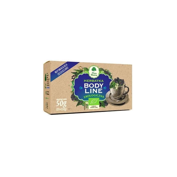 Herbata Body Line 25 x 2 g BIO Dary Natury cena 8,59zł
