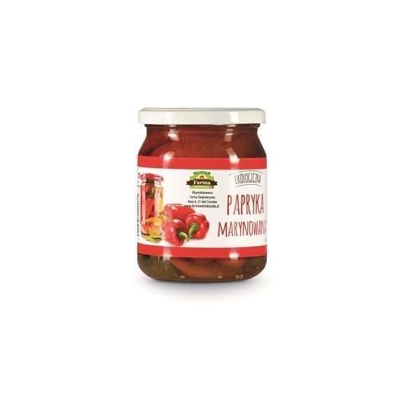 Papryka marynowana BIO 460 g Farma Świętokrzyska cena 7,39zł