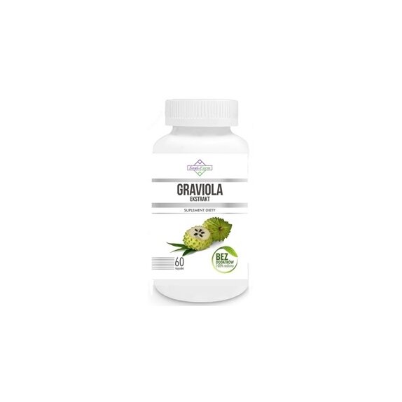 Graviola ekstrakt 550mg 60 kapsułek Soul Farm cena 32,85zł