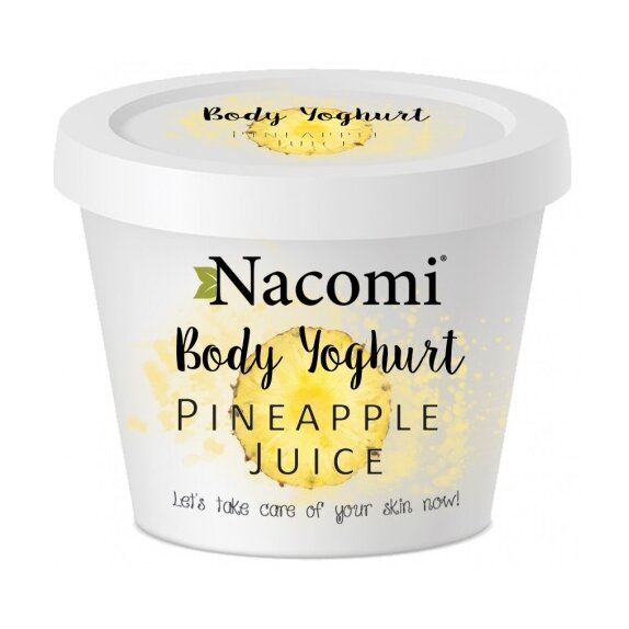 Nacomi jogurt do ciała o zapachu orzeźwiającego ananasa 180 ml cena 24,30zł