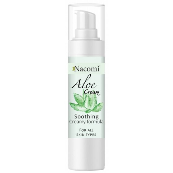 Nacomi żel krem aloesowy 50 ml + próbka w kształcie serca GRATIS cena €6,10