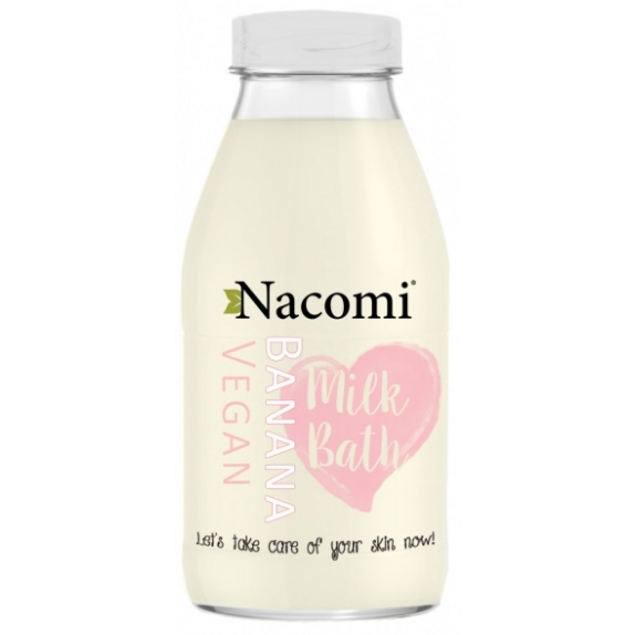 Nacomi mleczko do kąpieli - banan 300 ml + próbka w kształcie serca GRATIS cena €6,96