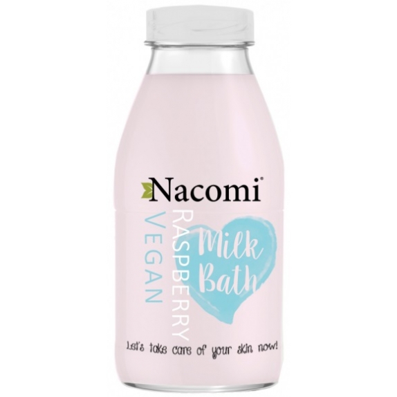 Nacomi mleczko do kąpieli - malina 300 ml + próbka w kształcie serca GRATIS cena 7,91$