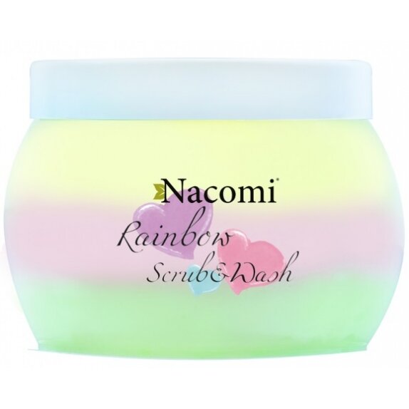 Nacomi Rainbow scrub and wash pianka do ciała 200 ml cena 25,29zł