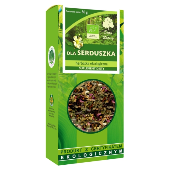 Herbata dla serduszka 50 g BIO Dary Natury cena 7,15zł