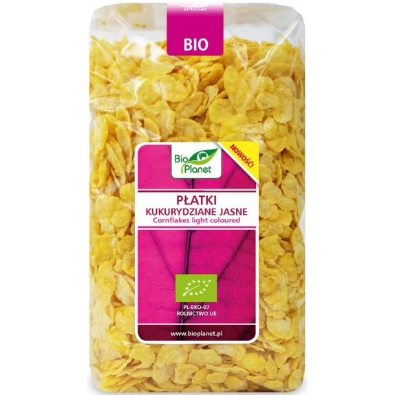 Płatki kukurydziane jasne 250 g BIO Bio Planet cena €2,41