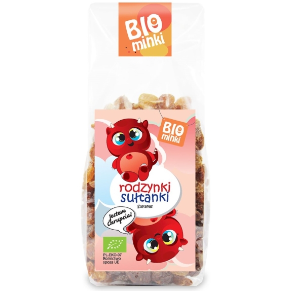 Rodzynki sułtanki 150 g BIO Biominki  cena 1,48$