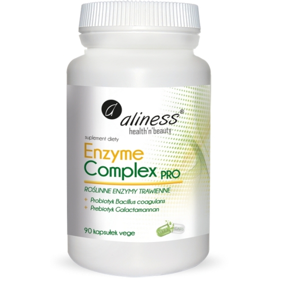 Aliness Enzyme Complex PRO 90kapsułek VEGE cena 44,90zł