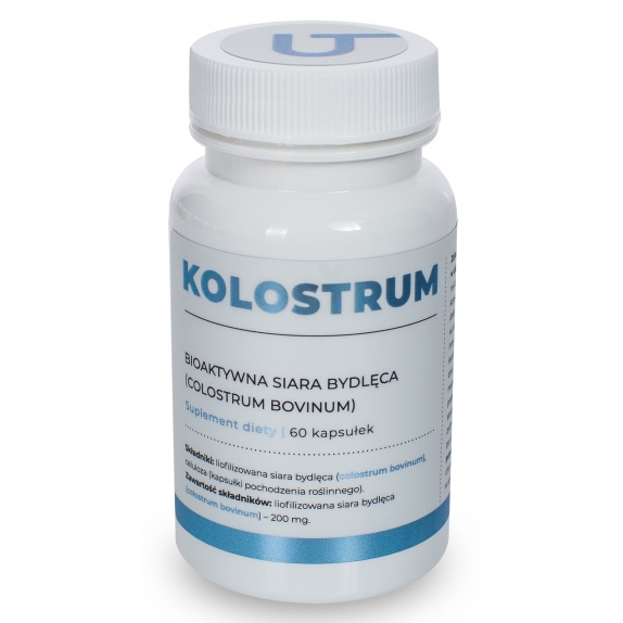 Visanto kolostrum 200 mg 60 kapsułek Jerzy Zięba cena 29,43$