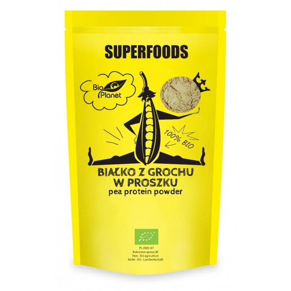 Białko z grochu w proszku 150g BIO Bio Planet cena 3,55$