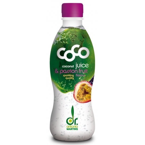 Woda kokosowa o smaku marakui gazowana BIO 330 ml Dr Martins cena 8,24zł