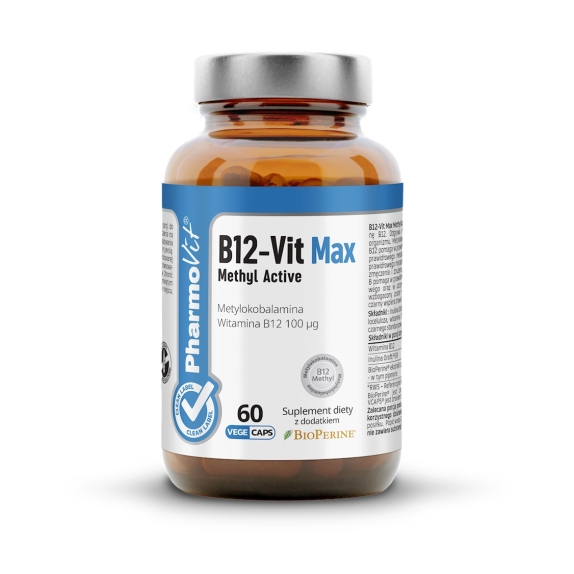 Pharmovit B12-Vit max  60 kapsułek PROMOCJA cena €4,71