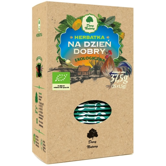 Herbatka na dzień dobry 25x1,5 g BIO Dary Natury cena 7,79zł