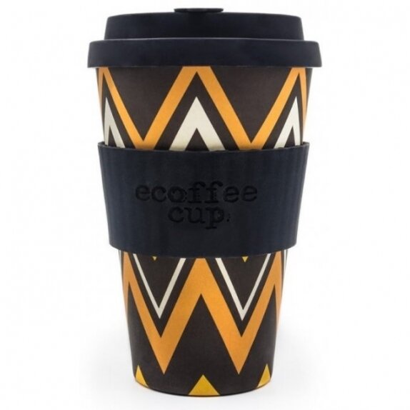 Ecoffee cup Kubek z włókna bambusowego ZignZag 400 ml cena 31,99zł