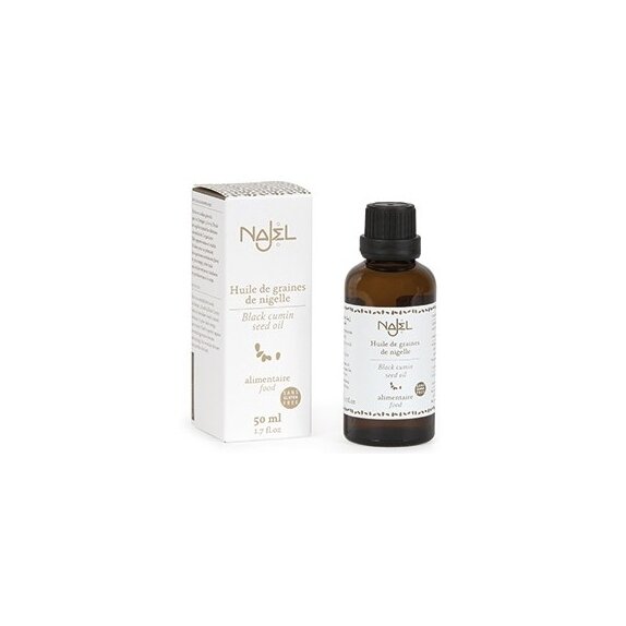 Najel Olej z nasion czarnuszki jadalny 50 ml cena €9,46