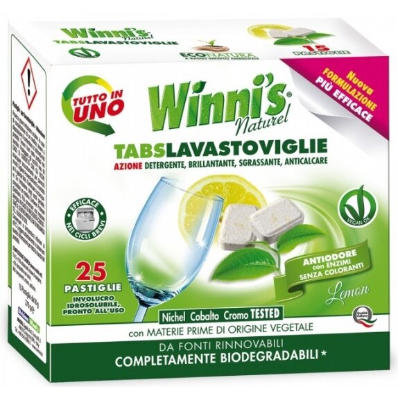 Winnis tabletki do zmywarek 25 sztuk cena €11,77