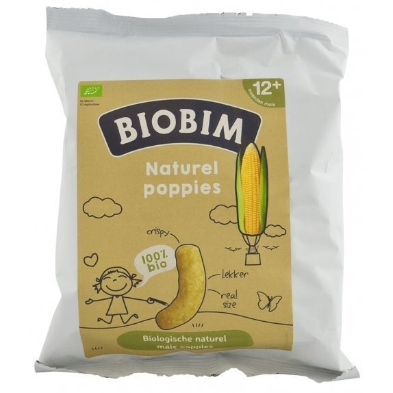 Chrupki kukurydziane naturalne BIO 25 g Biobim cena 4,99zł