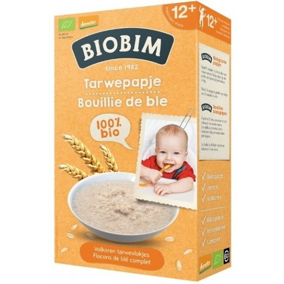 Kaszka dla dzieci pszenna pełnoziarnista bezmleczna 12+ BIO 250 g Biobim cena 16,69zł