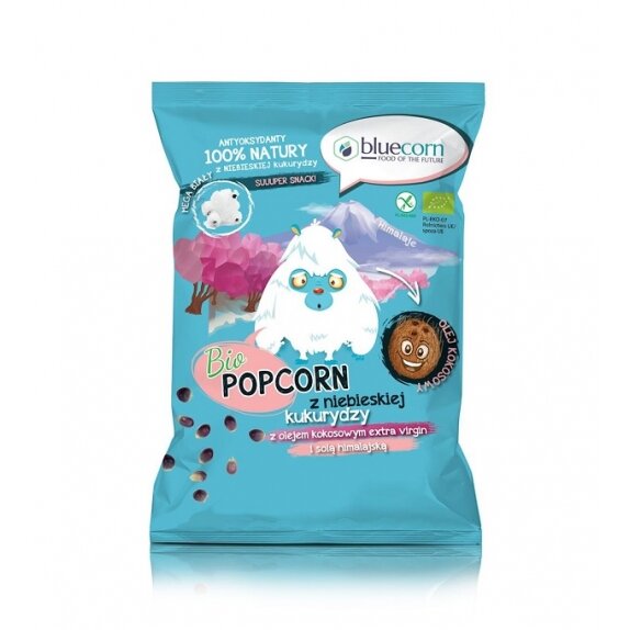 Popcorn z niebieskiej kukurydzy 50 g Bluecorn cena 5,00zł