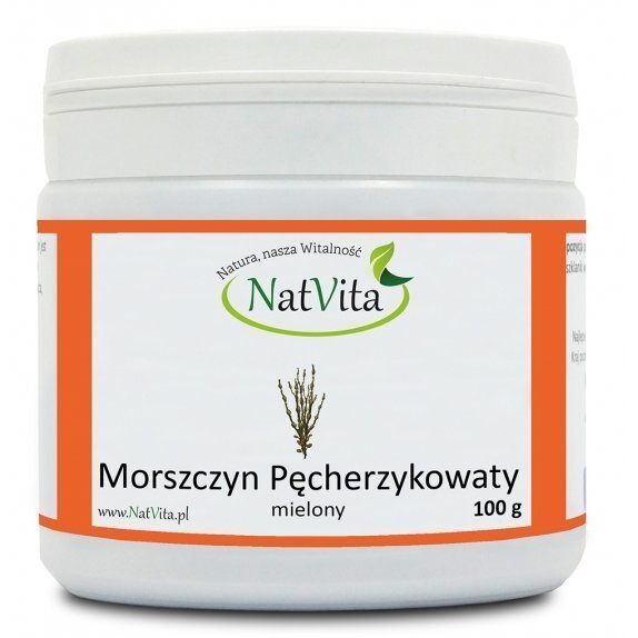 Morszczyn pęcherzykowaty mielony 100 g Natvita cena 9,85zł